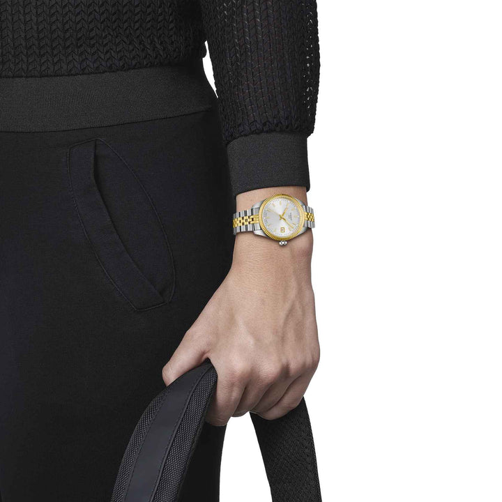 Orologio Donna Tissot Ballade Acciaio Bicolore Quarzo Data T1562102203100