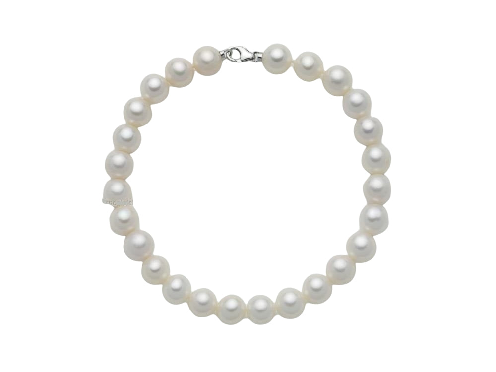Bracciale Donna Perle Miluna Chiusura Oro Bianco 18 KT PBR1677V