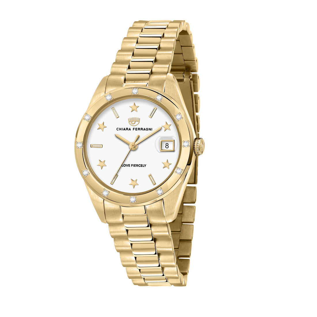 Orologio Donna Chiara Ferragni Quarzo Solo Tempo Acciaio Dorato