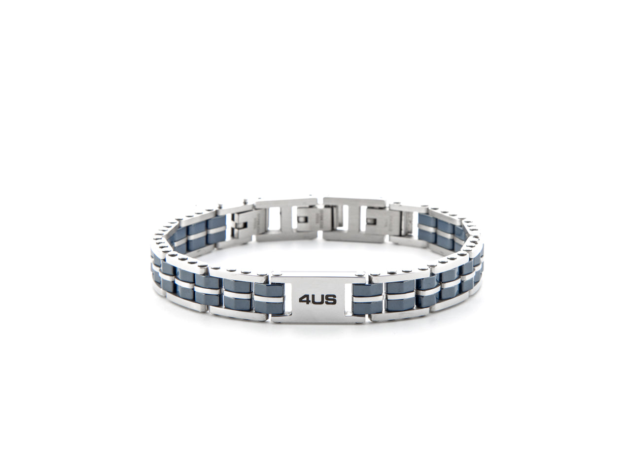Bracciale Uomo 4US Cesare Paciotti Ceramica Blu 4UBR6182