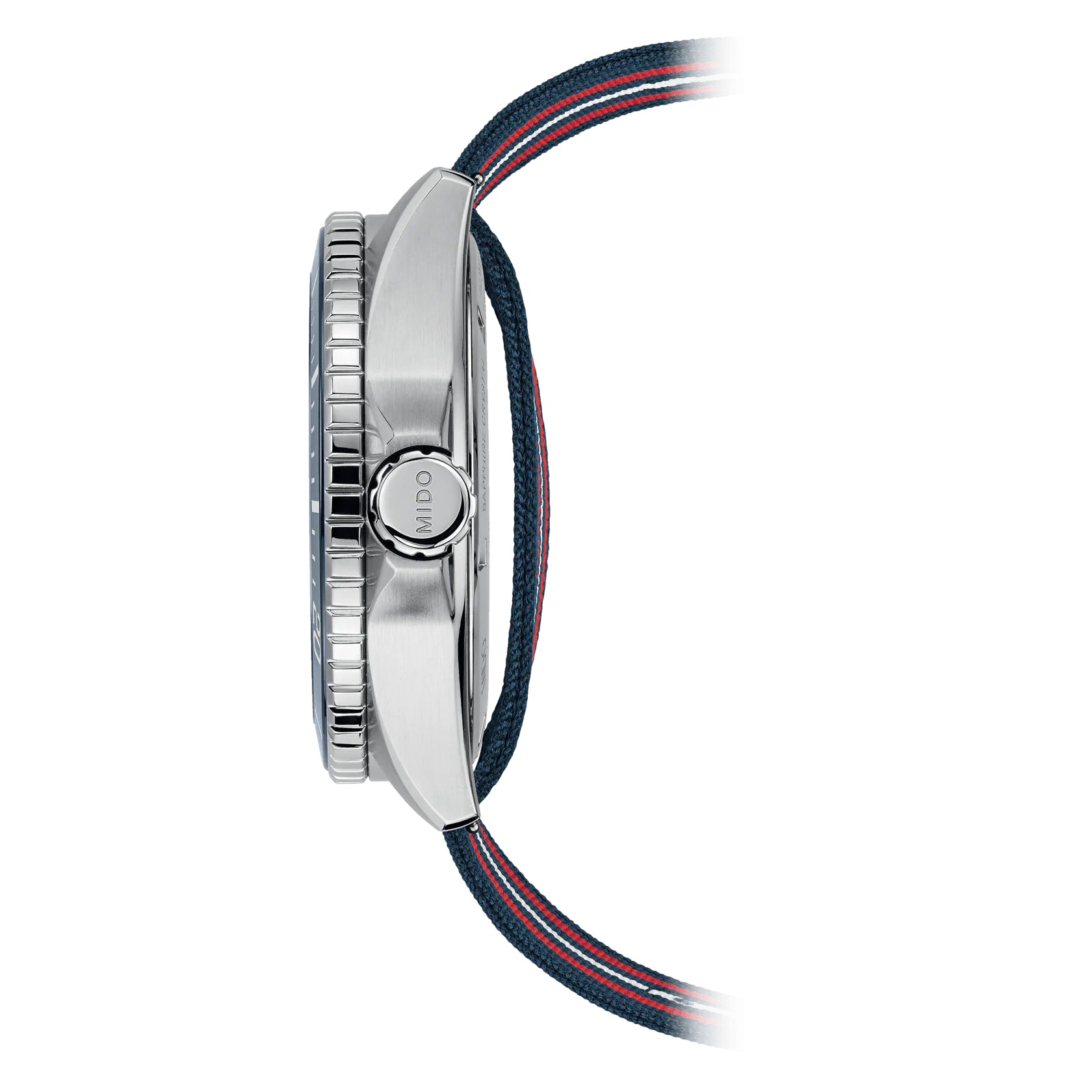 Orologio Uomo Mido Automatico GMT Blu Rosso Doppio Cinturino M0266291104100