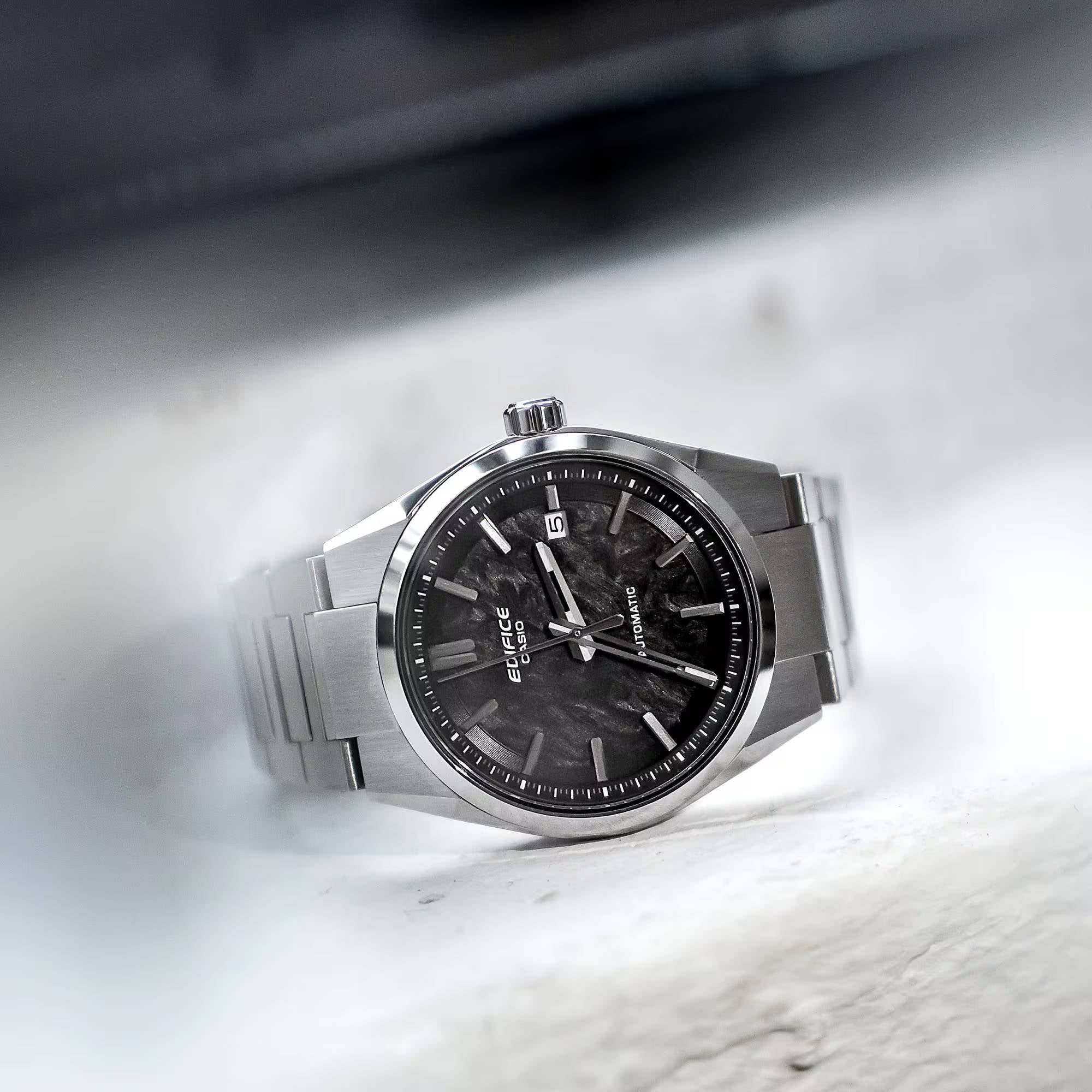 Orologio Uomo Casio Edifice Acciaio Nero Automatico EFK-110D-1AER
