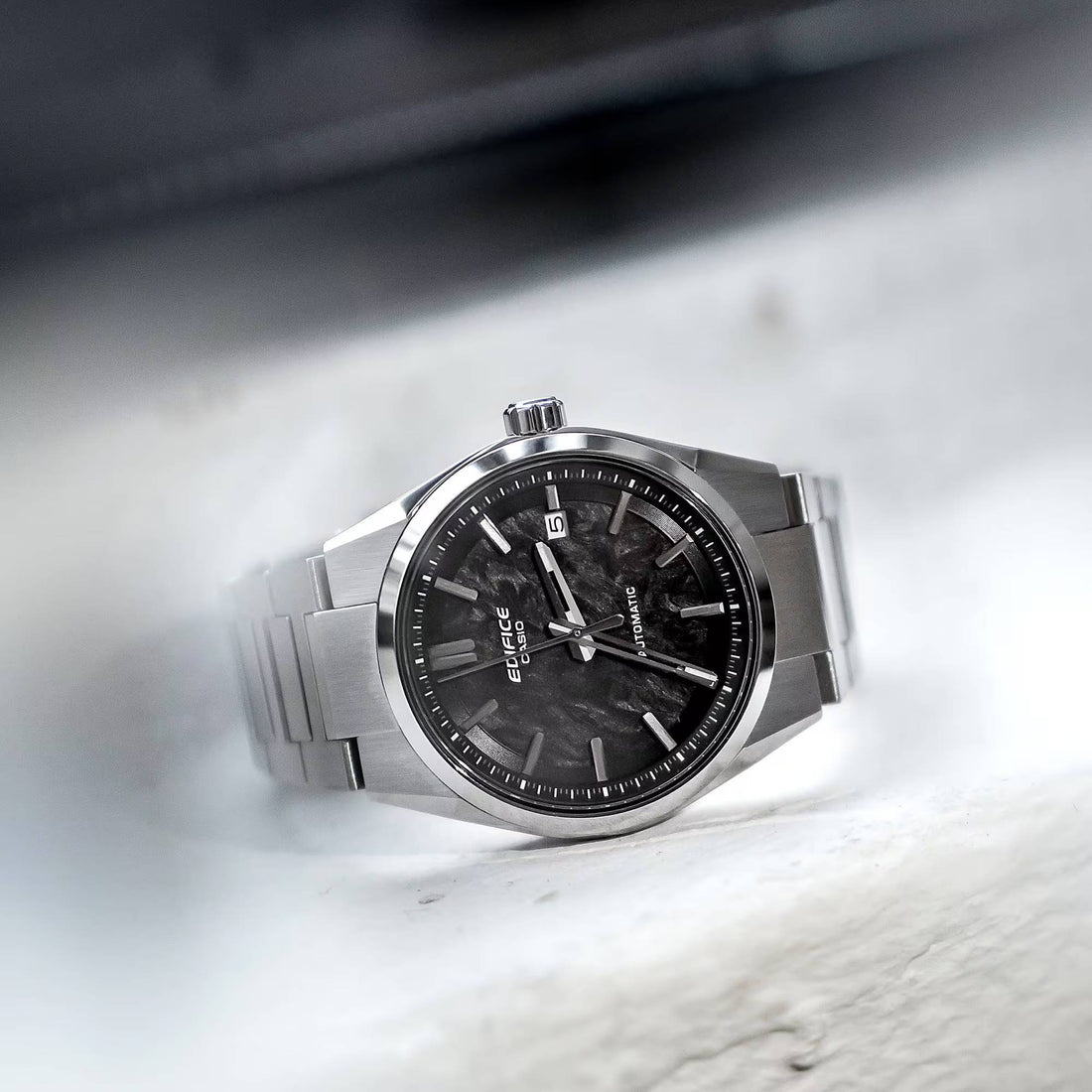 Orologio Uomo Casio Edifice Acciaio Nero Automatico EFK-110D-1AER