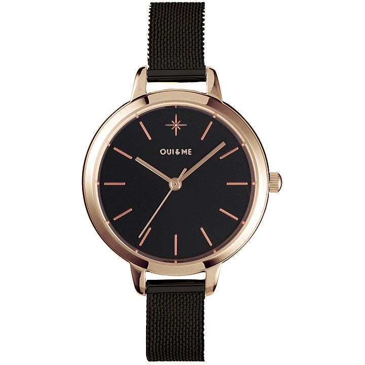 Orologio Donna Oui & Me Acciaio Nero Solo Tempo Petite Amourette ME010055