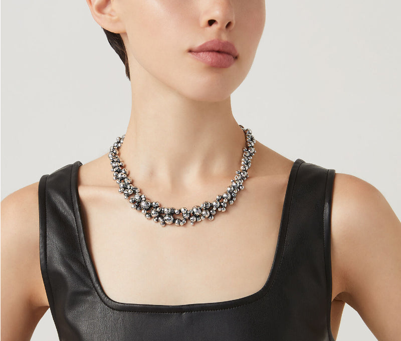 Collana Donna Giovanni Raspini Argento 925 Girocollo Bubbles Pallini 11572