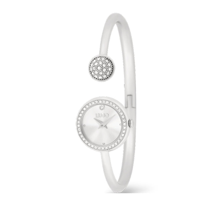 Orologio Donna Liu Jo Apertura Semirigida Zirconi Bianchi TLJ2503