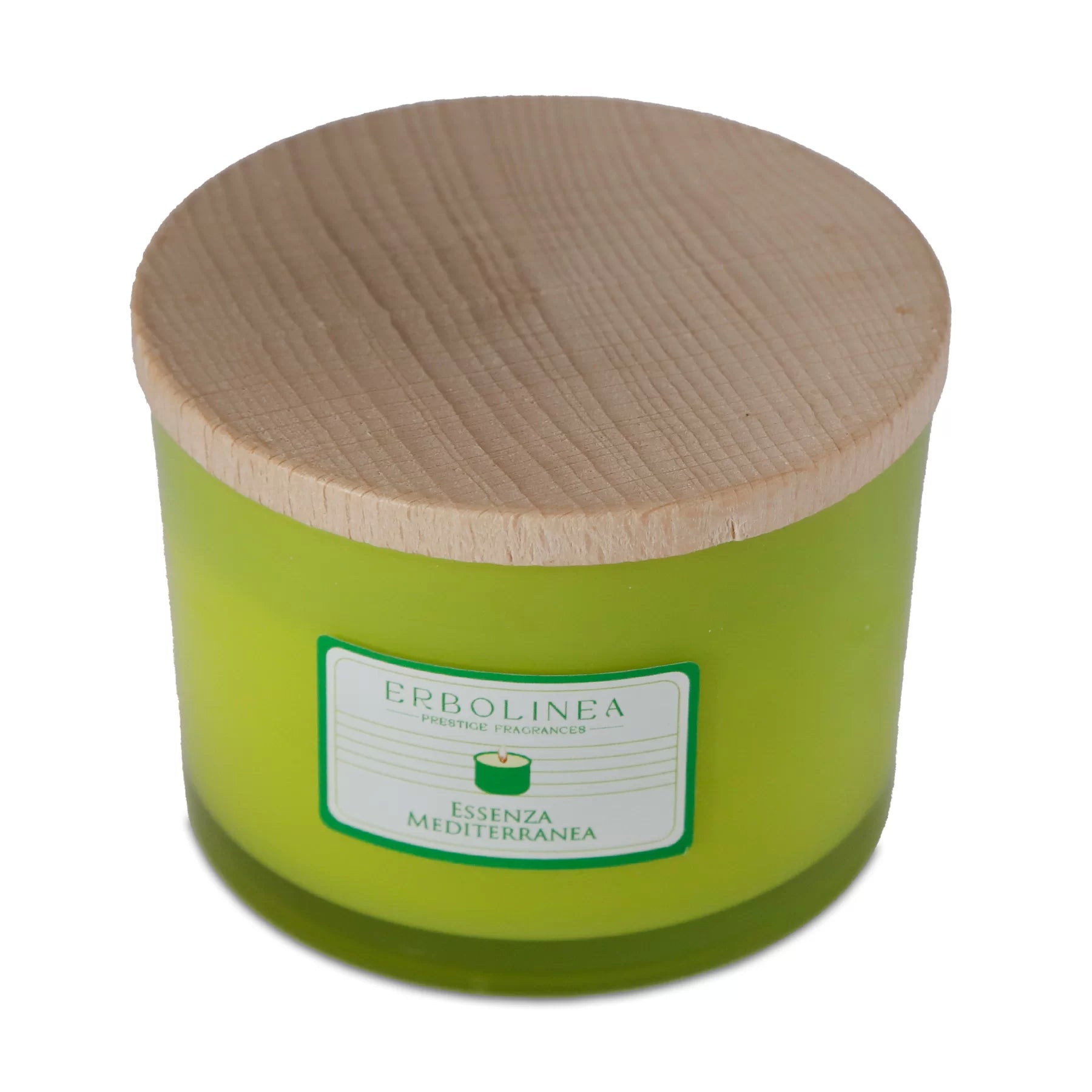 Candela Profumata D'Ambiente Erbolinea Fragranza  Essena mediterranea