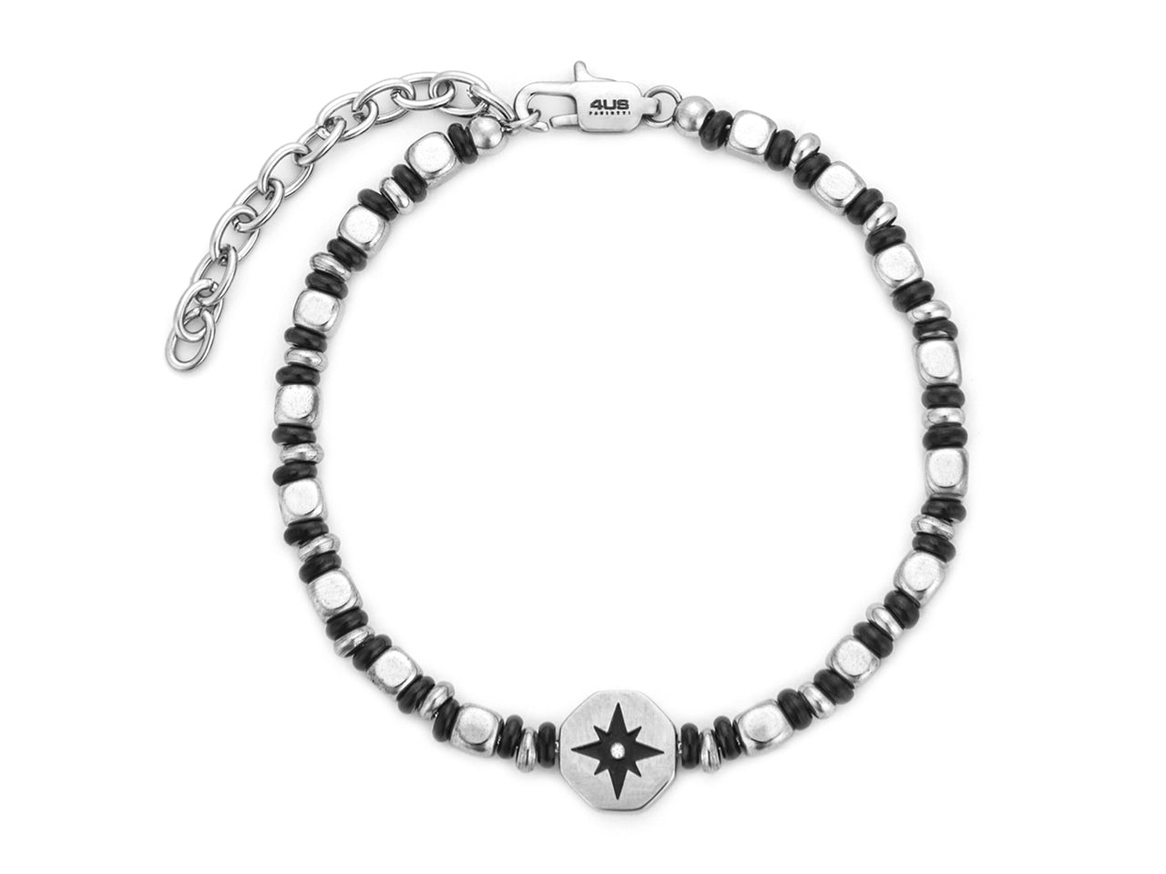 Bracciale Uomo 4US Cesare Paciotti Biglie Acciaio rosa dei venti 4UBR7884