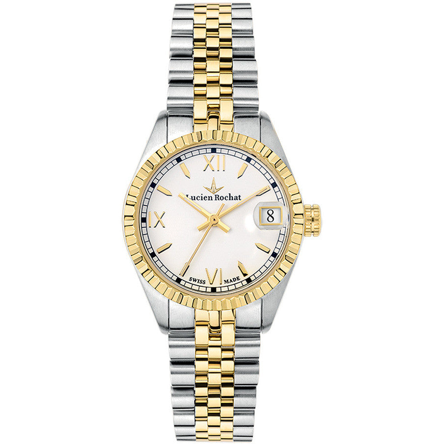 Orologio Donna Lucien Rochat Acciaio Bicolore Quarzo Solo Tempo Data R0453105509