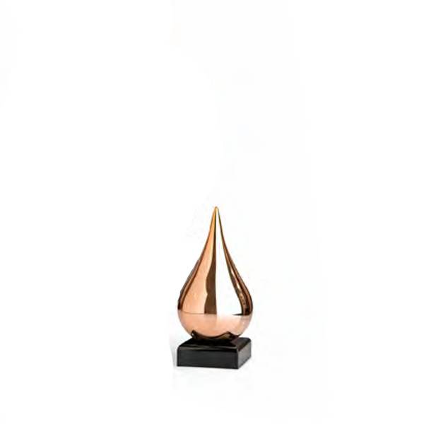 Goccia Sequenze Oro Rosa Piccola 11 cm BGC0503