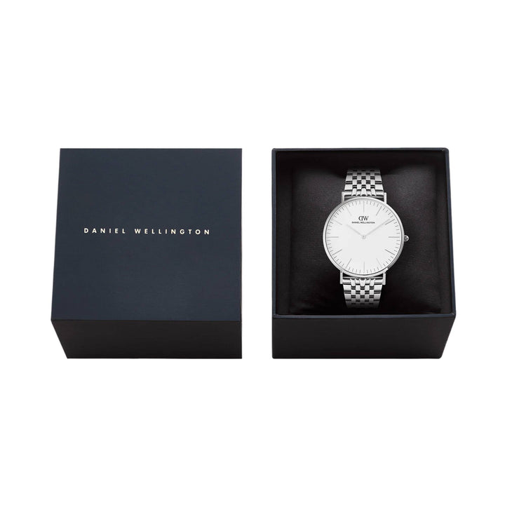 Orologio Uomo Daniel Wellington Classic Link Acciaio Bianco DW00101021