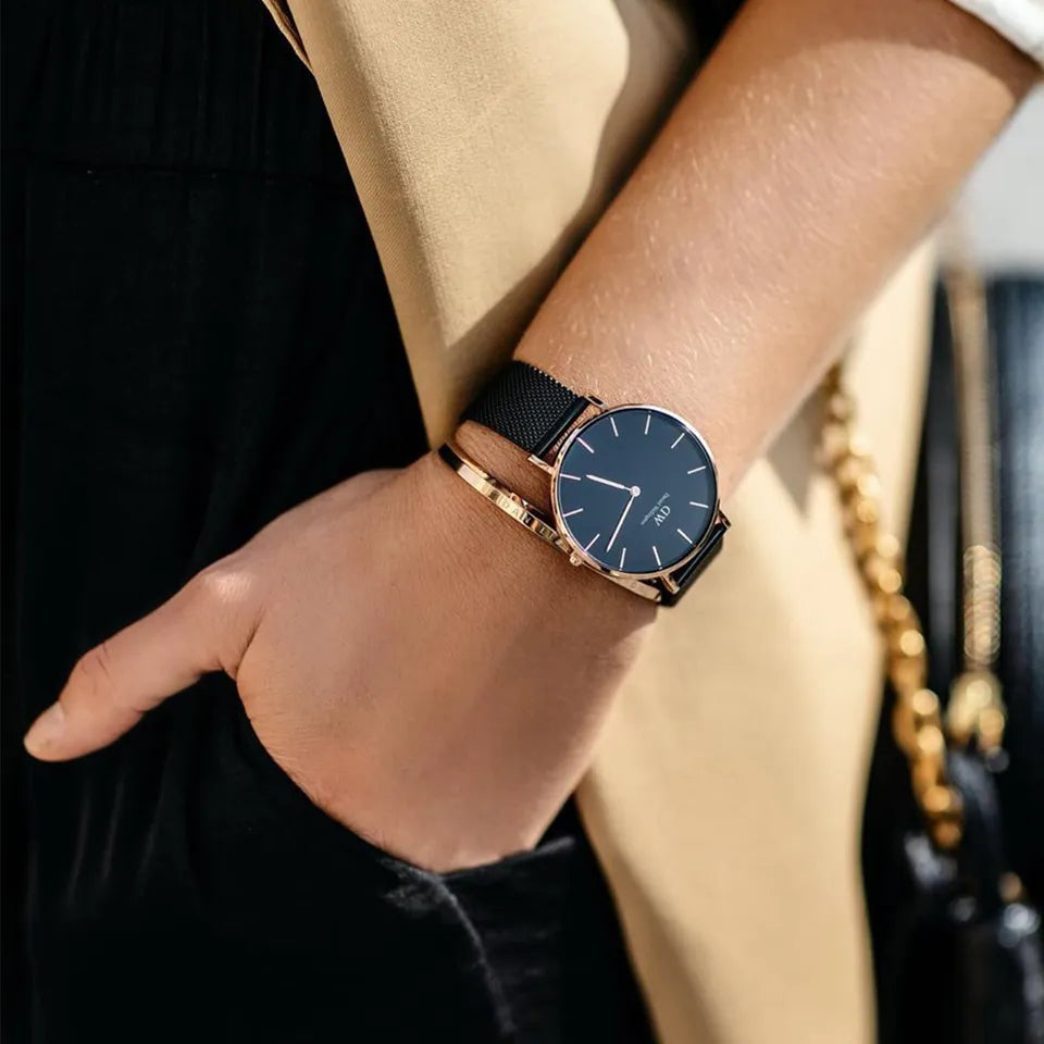 Orologio Uomo Daniel Wellington Acciaio Bicolore Petite Quarzo 36 mm DW00100307