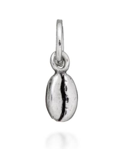 Charm Unisex Giovanni Raspini Argento 925 Ciondolo Chicco Di Caffè Fatto A Mano 09666