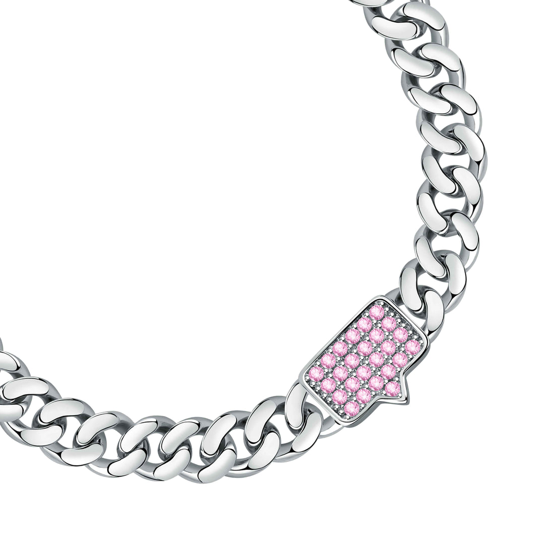 Bracciale Donna Chiara Ferragni Groumette Zirconi Rosa