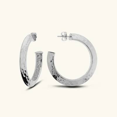 Orecchini Donna Etrusca Cerchio Martellati WSET00909.RH