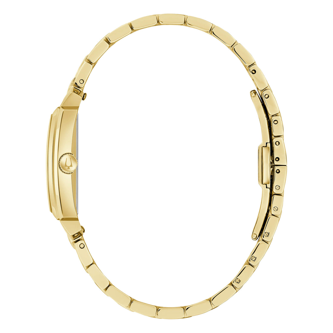 Orologio Donna Bulova Quarzo Sutton Tank Acciaio Dorato 97L186