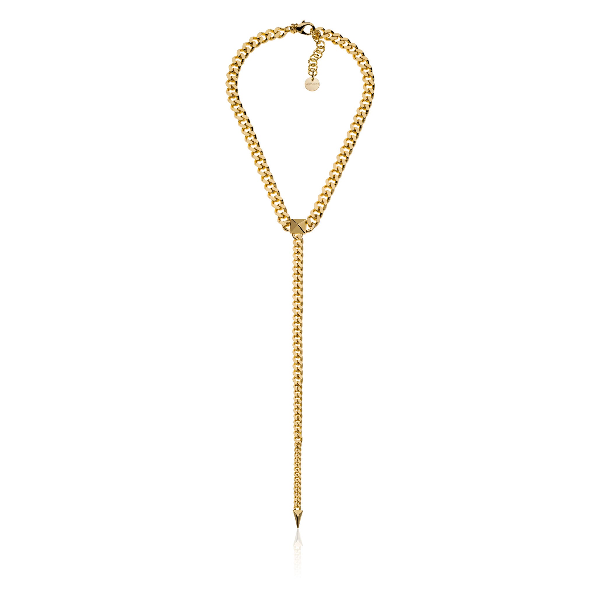 Collana Donna Unoaerre Bronzo Dorato Lunga Piramidi 532000