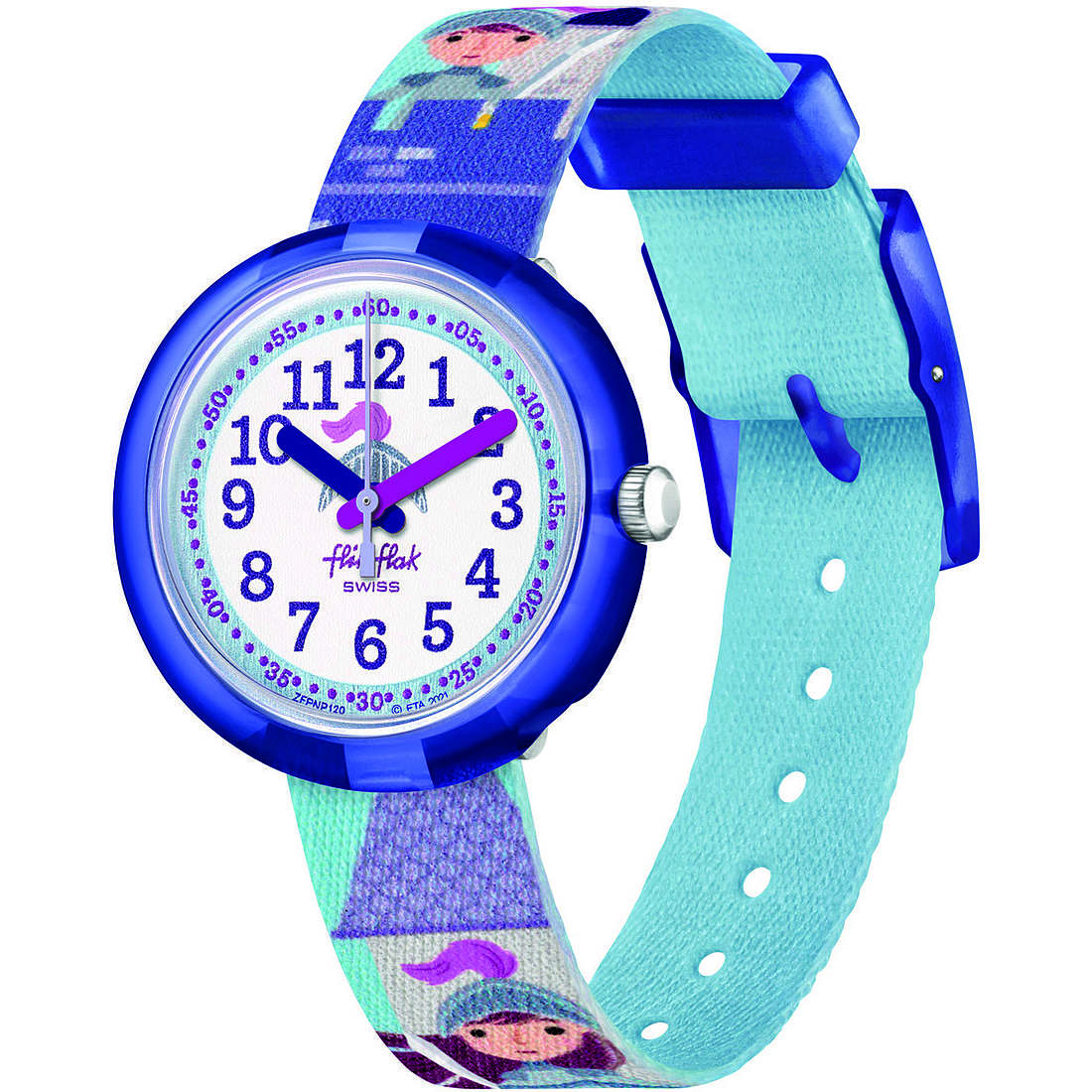 Orologio Bambino Swatch Flik Flak Tales From The World Solo Tempo ZFPNP120