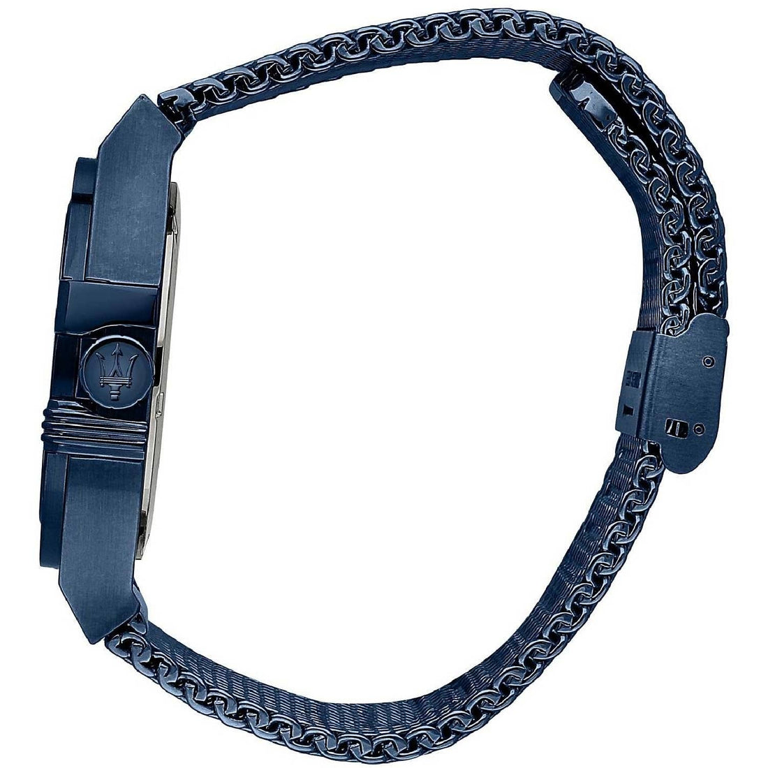 Orologio Uomo Acciaio Maserati Blue Edition Solo Tempo Data Dorato R8853108008