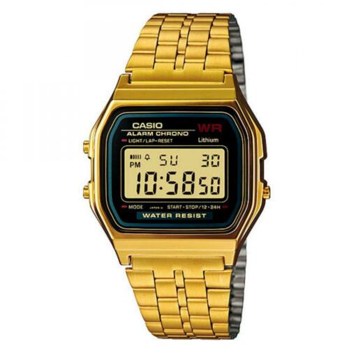 Orologio Donna Acciaio Dorato Casio Vintage Quarzo A159WGEA-1EF Cronografo