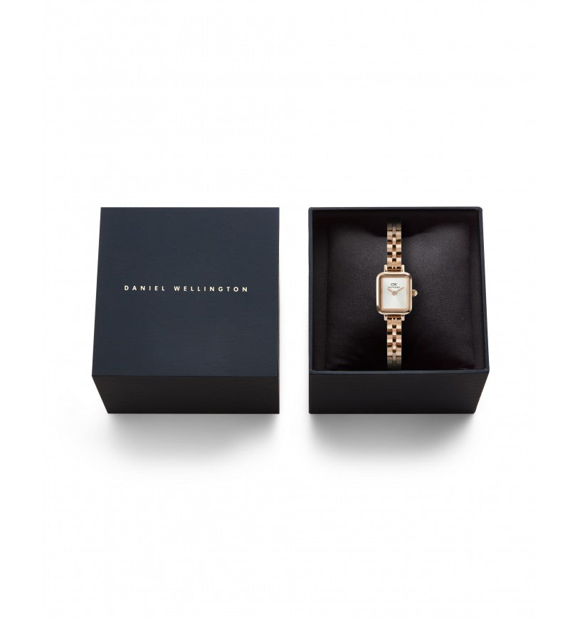 Orologio Donna Daniel Wellington Quadro Mini Acciaio Rosè  DW00100847