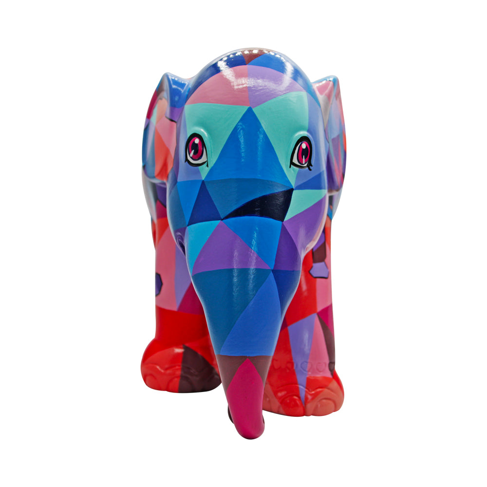 Scultura Elefante Onlylux TOGHETER 15cm Resina Dipinto A Mano 8858831261426