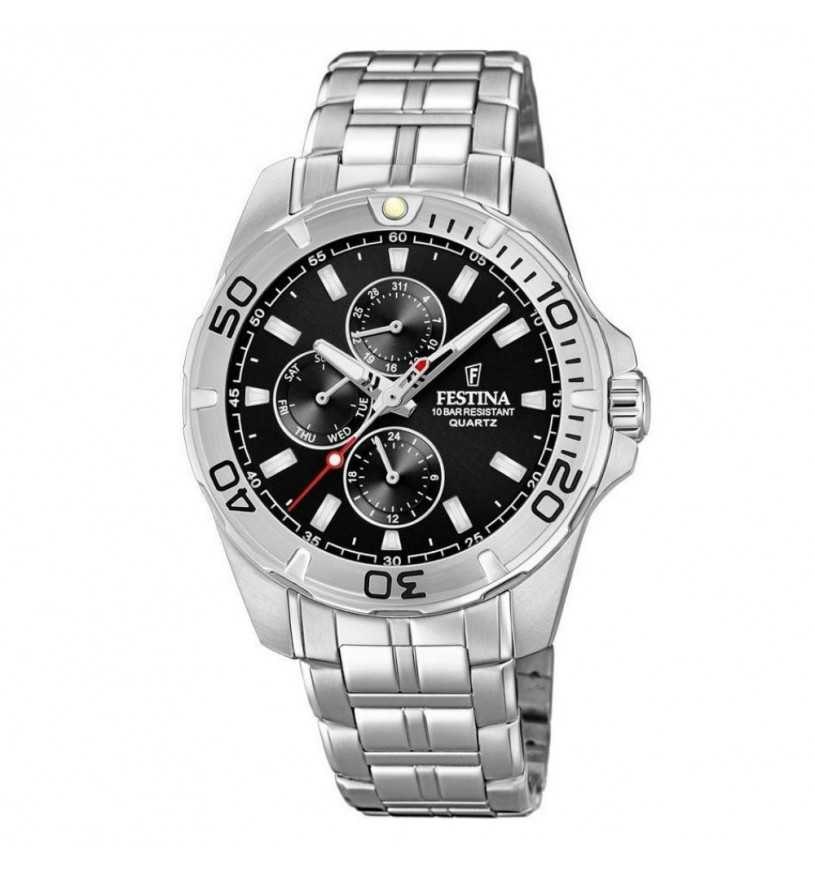 Orologio Uomo Festina Acciaio Quarzo Multifunzione nero F20445/3