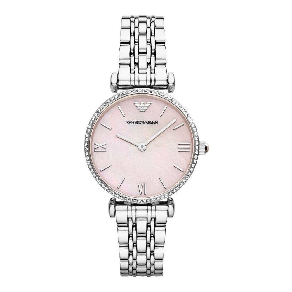 Orologio Donna Emporio Armani Analogico Quarzo Acciaio Quadrante Madreperla