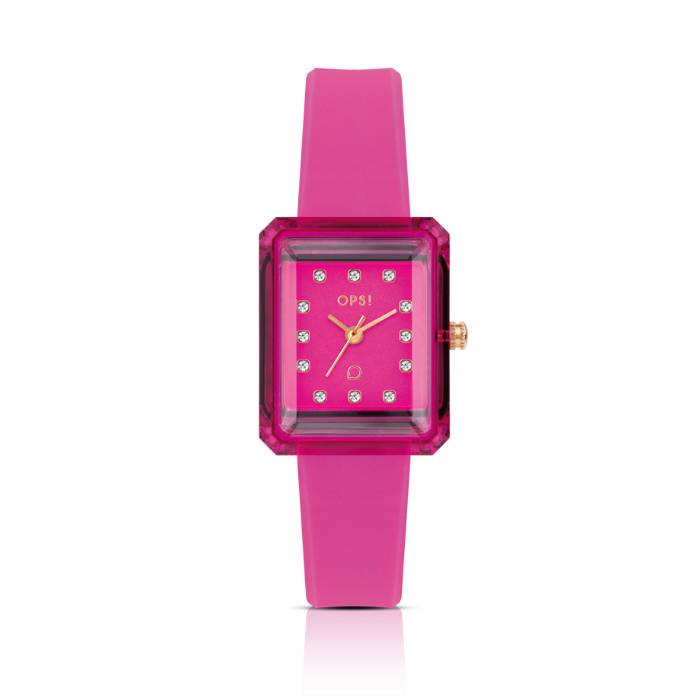 Orologio Donna Ops Rare Gomma Fuxia OPSPW-956