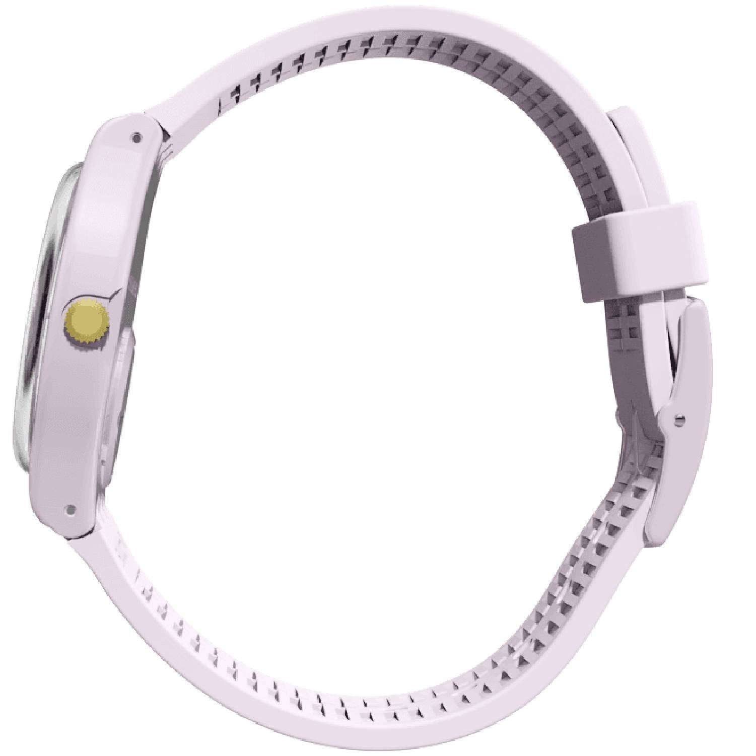 Orologio Donna Gomma Resina Swatch Quarzo Solo Tempo Rosa Guimauve Rosè GP148