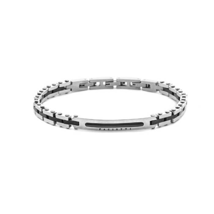 Bracciale Uomo 4US Cesare Paciotti Acciaio Targhetta 4UBR8429