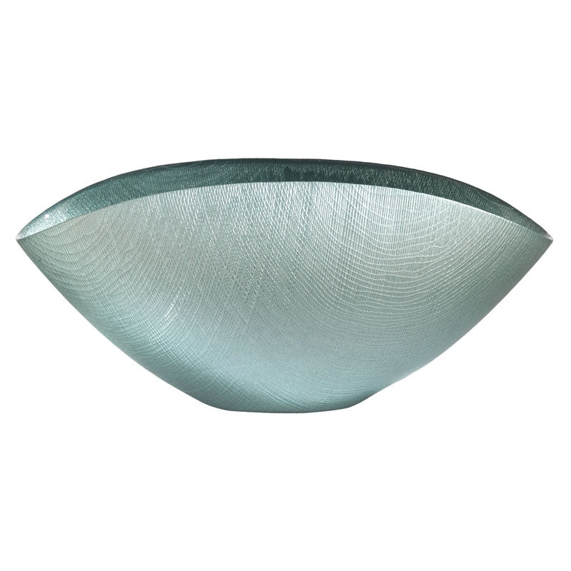 Centrotavola Cristallo Onlylux Vetro Lavorato Coppa Burano Blu OL01728