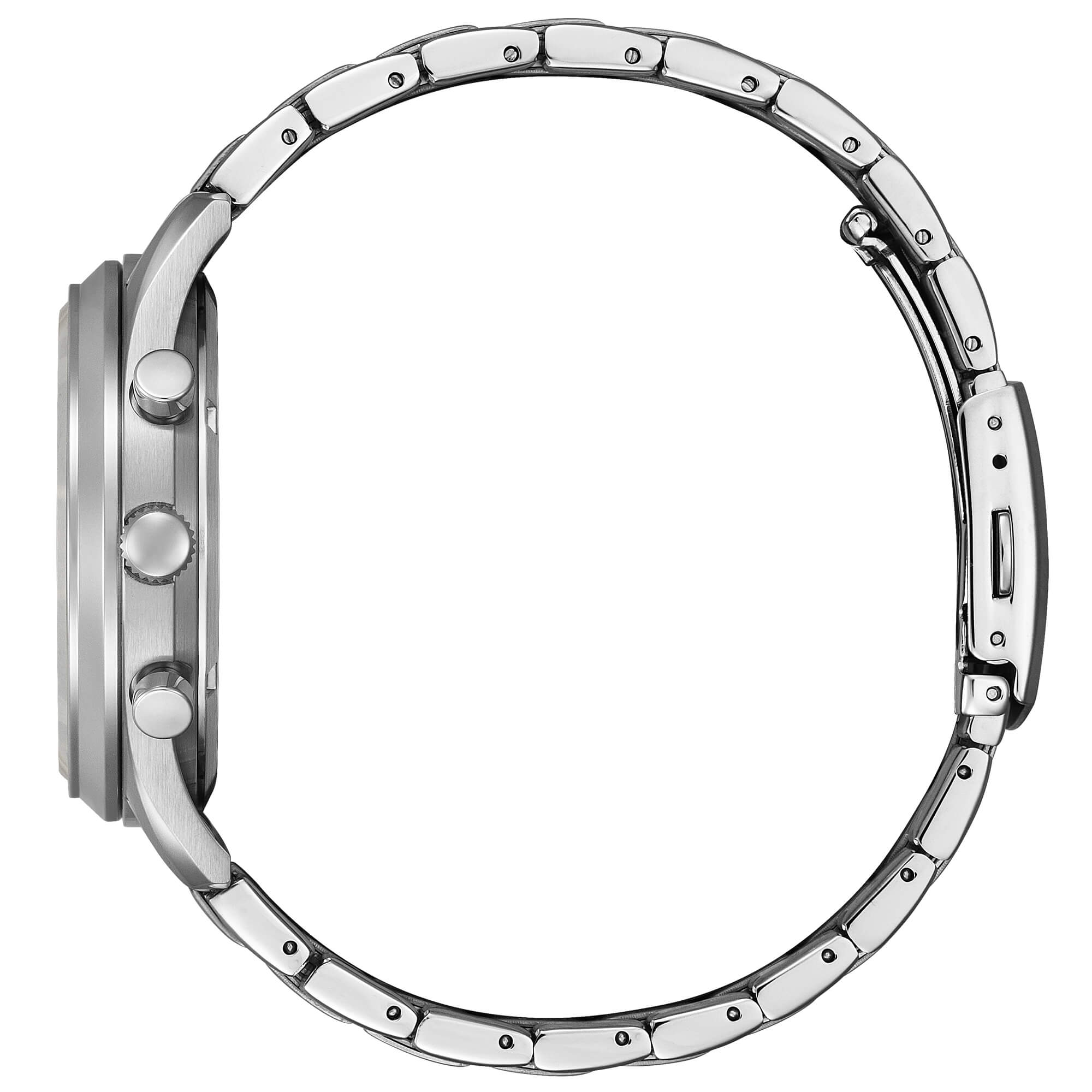 Orologio Uomo Citizen Eco Drive Cronografo Classic Data Acciaio Bianco CA7028-81A