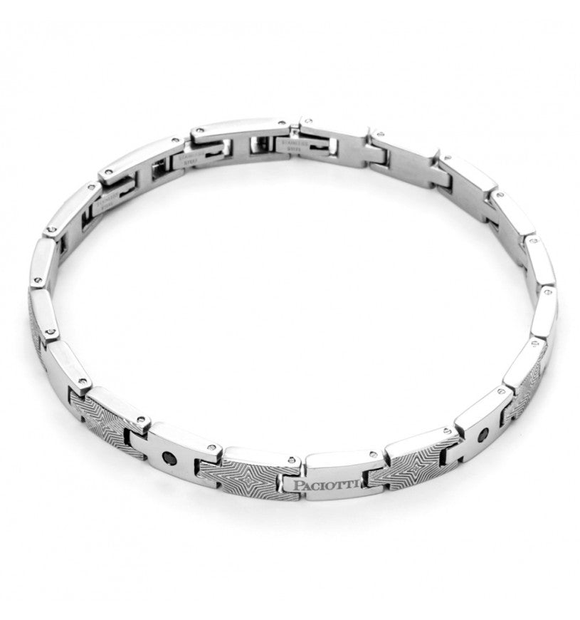 Bracciale Uomo 4US Cesare Paciotti Acciaio  4UBR5101
