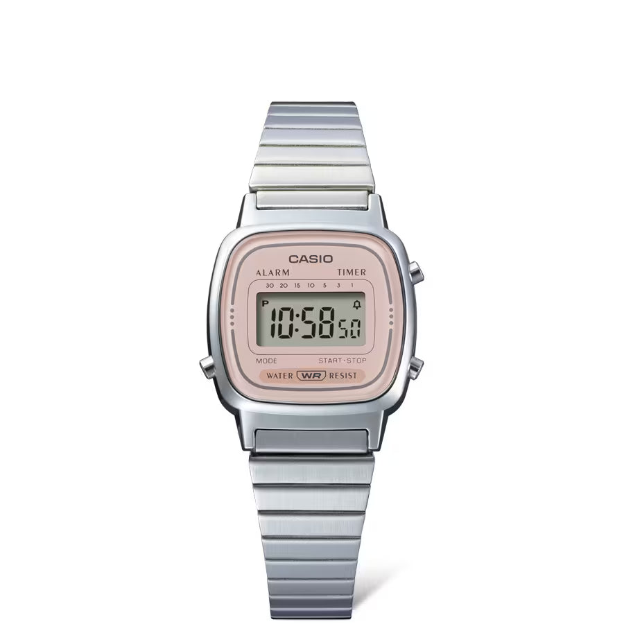 Orologio Donna Acciaio Casio Vintage Rosa Quarzo Digitale LA670WEA-4A2EF