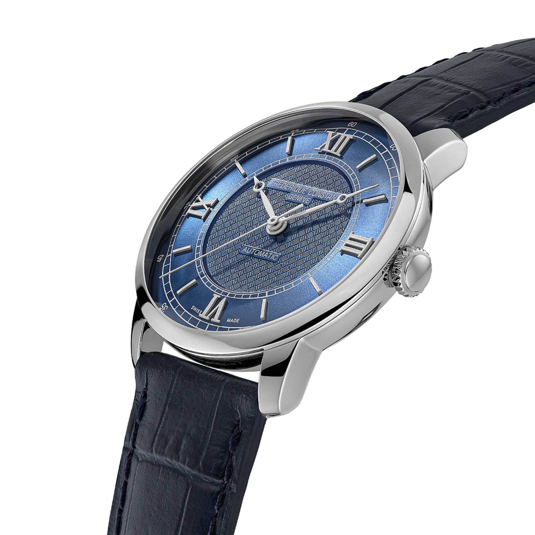 Orologio Uomo Frederique Constant Automatico Premier Pelle Blu FC-301N3B6