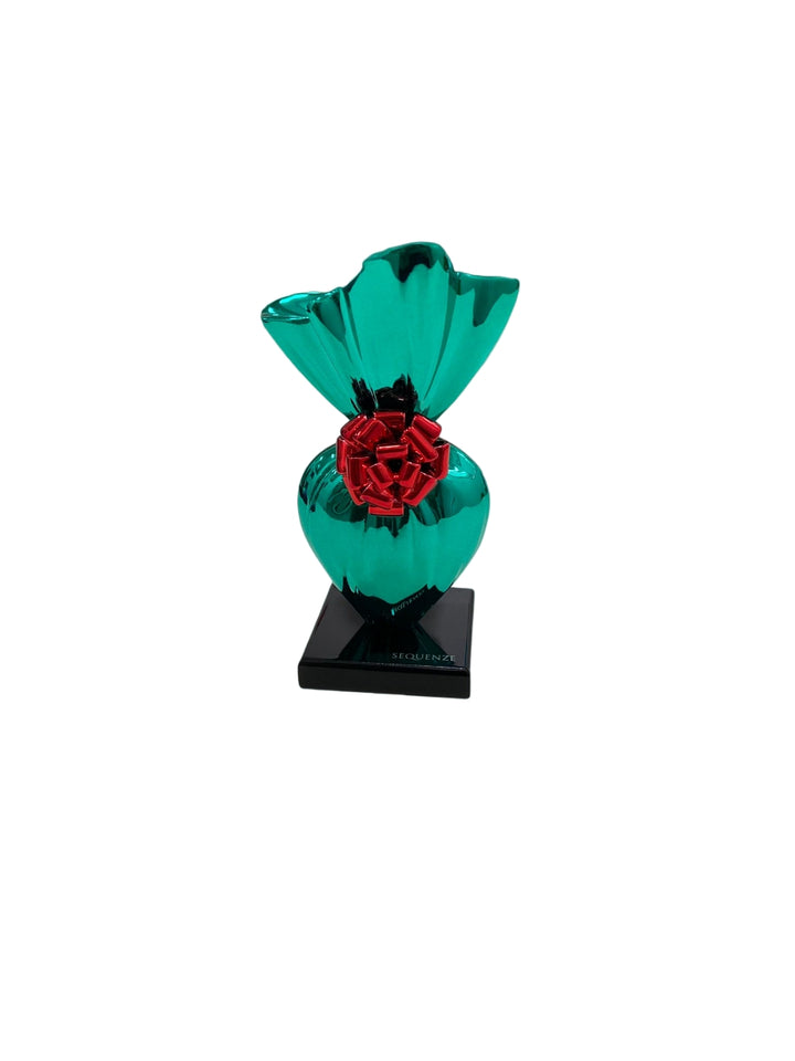 Scultura mini Love balance Sequenze Colore Verde cm 12 BPZ017/V