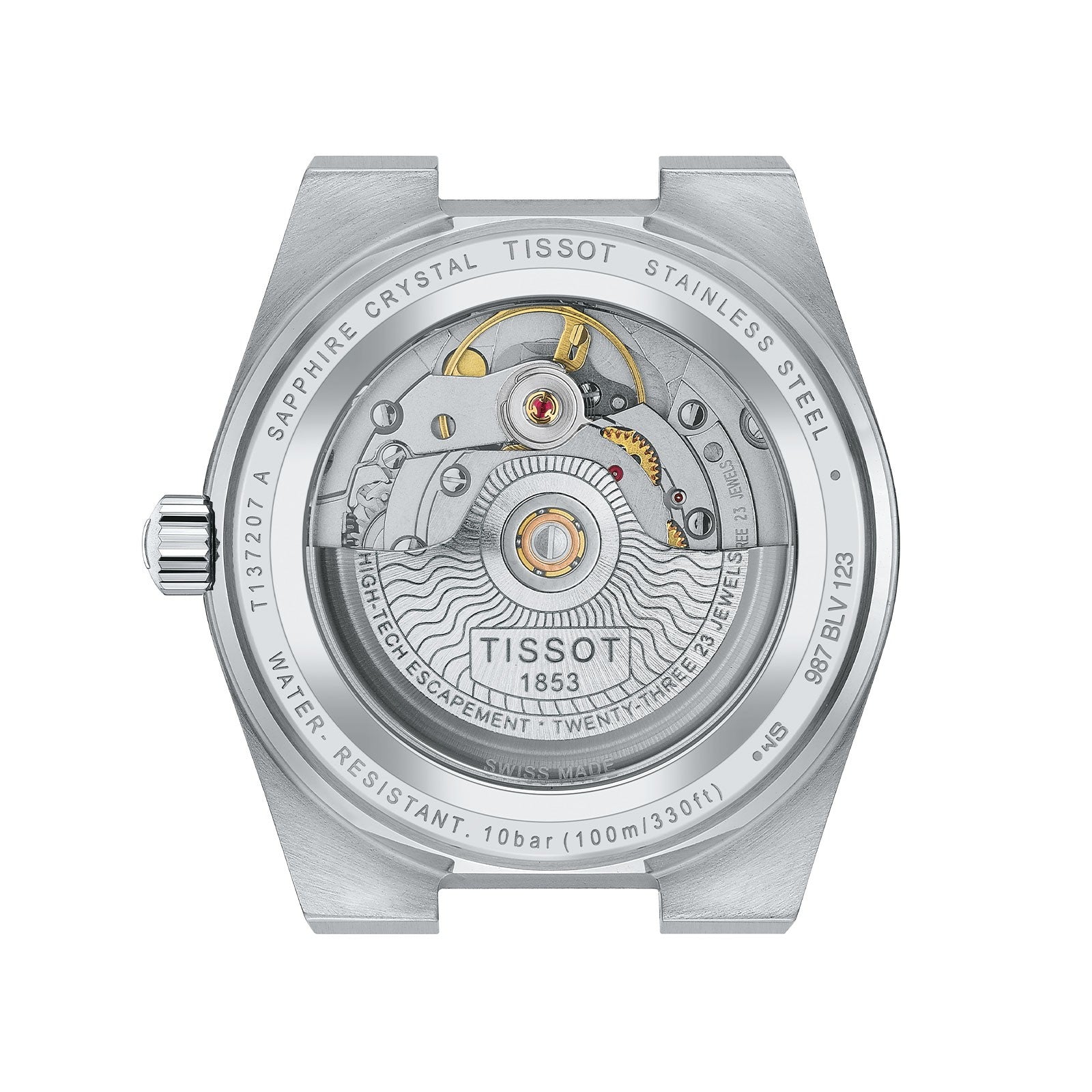 Orologio Acciaio Donna Tissot Classic Prx Data Movimento automatico Svizzero T1372071111100