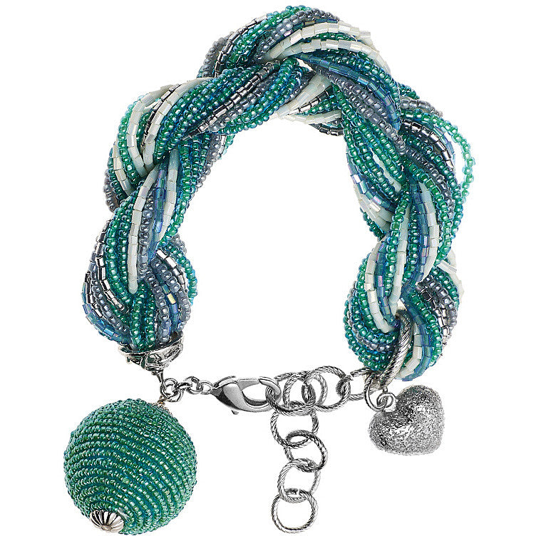 Bracciale Donna Ottaviani cristalli Verde e bianco 500476B