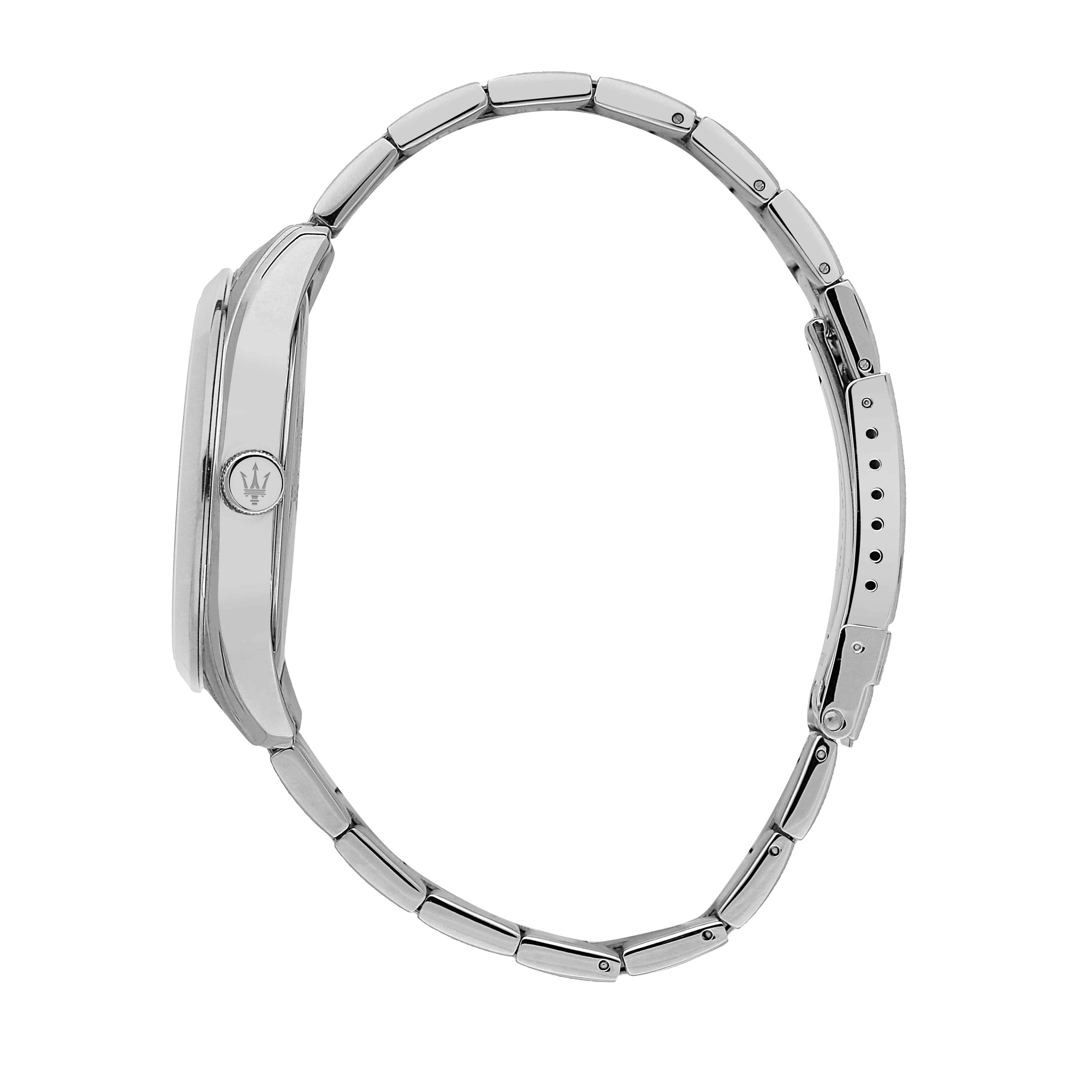 Orologio Uomo Maserati Acciaio Lucido Quarzo Solo Tempo Data R8853151007