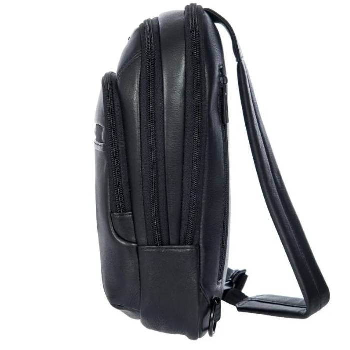Zaino Uomo Porsche Design Tracolla Roadster Evo Pelle Nera OLH01539