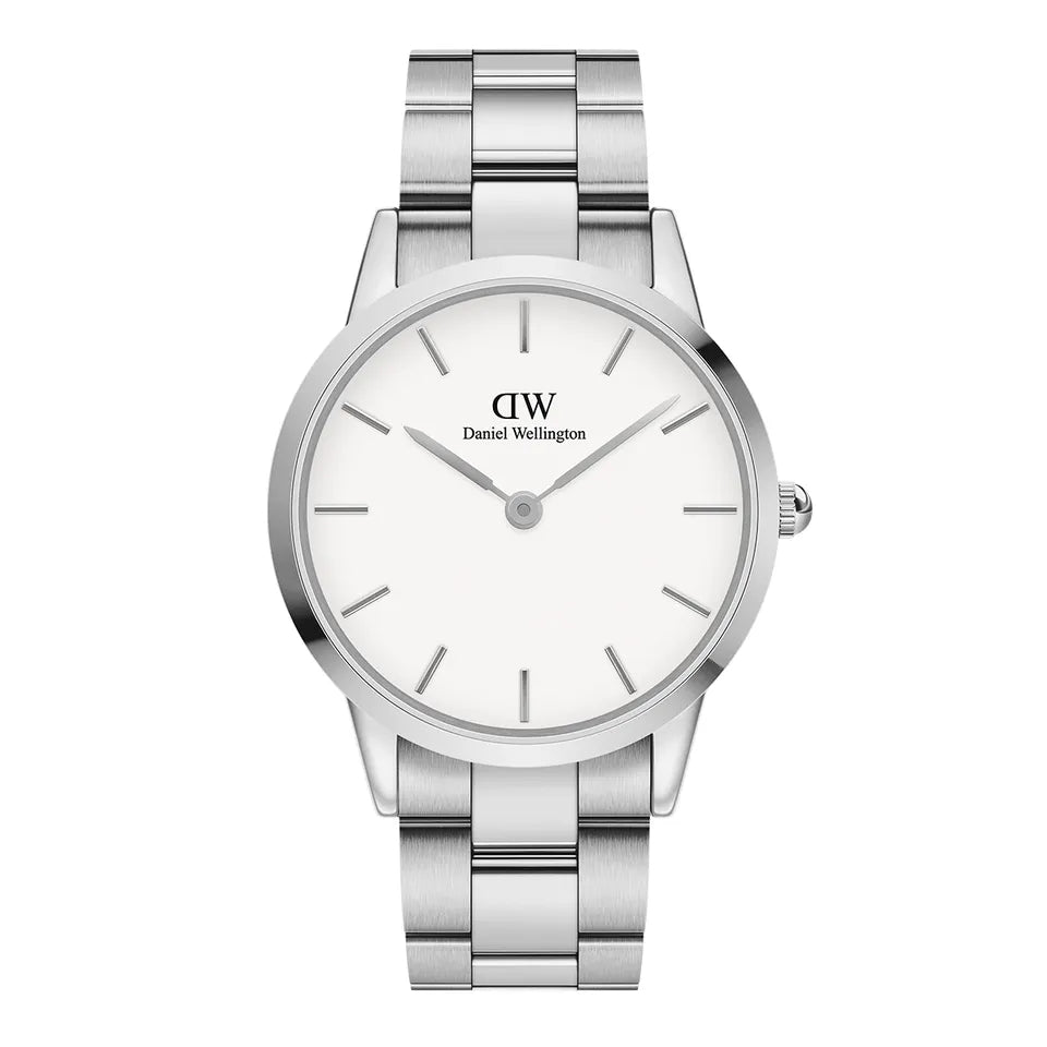 Orologio Uomo Daniel Wellington Iconic Acciaio Quarzo 40 mm Bianco DW00100341