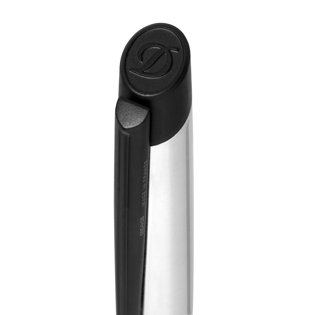 Penna Uomo Dupont Defi a Sfera Acciaio Nero Satinato 405004