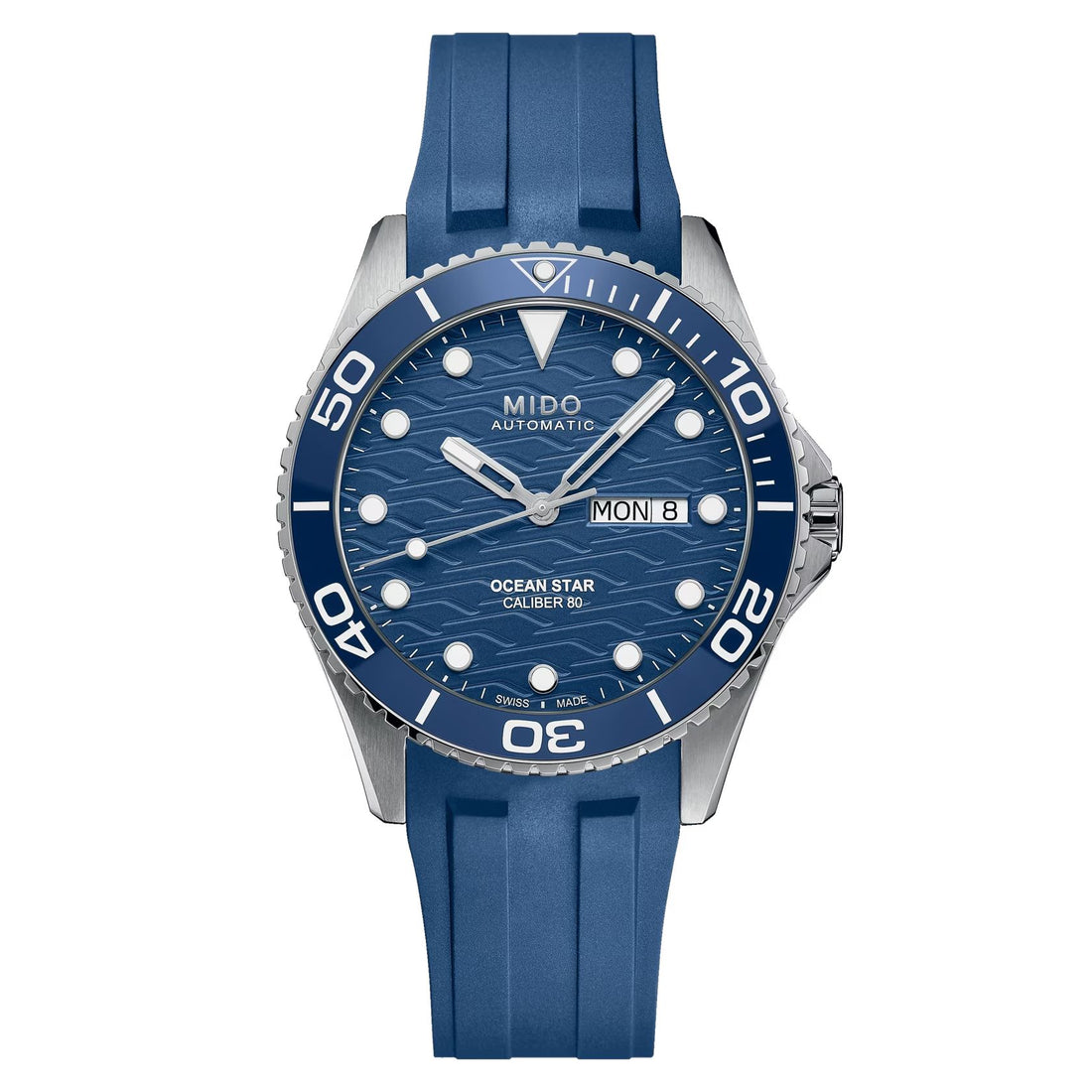 Orologio Uomo Mido Automatico Ocean Star 200C Doppia Data Blu M0424301704100