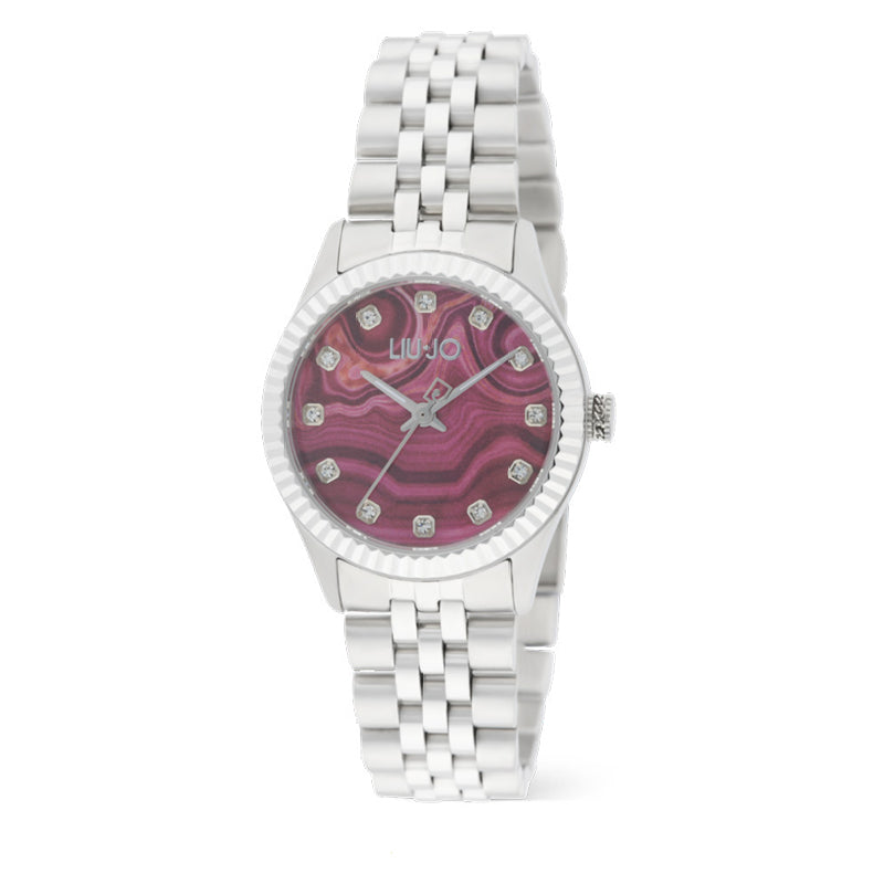 Orologio Donna Acciaio Liu Jo Rosso Meteorite Quarzo TLJ2731