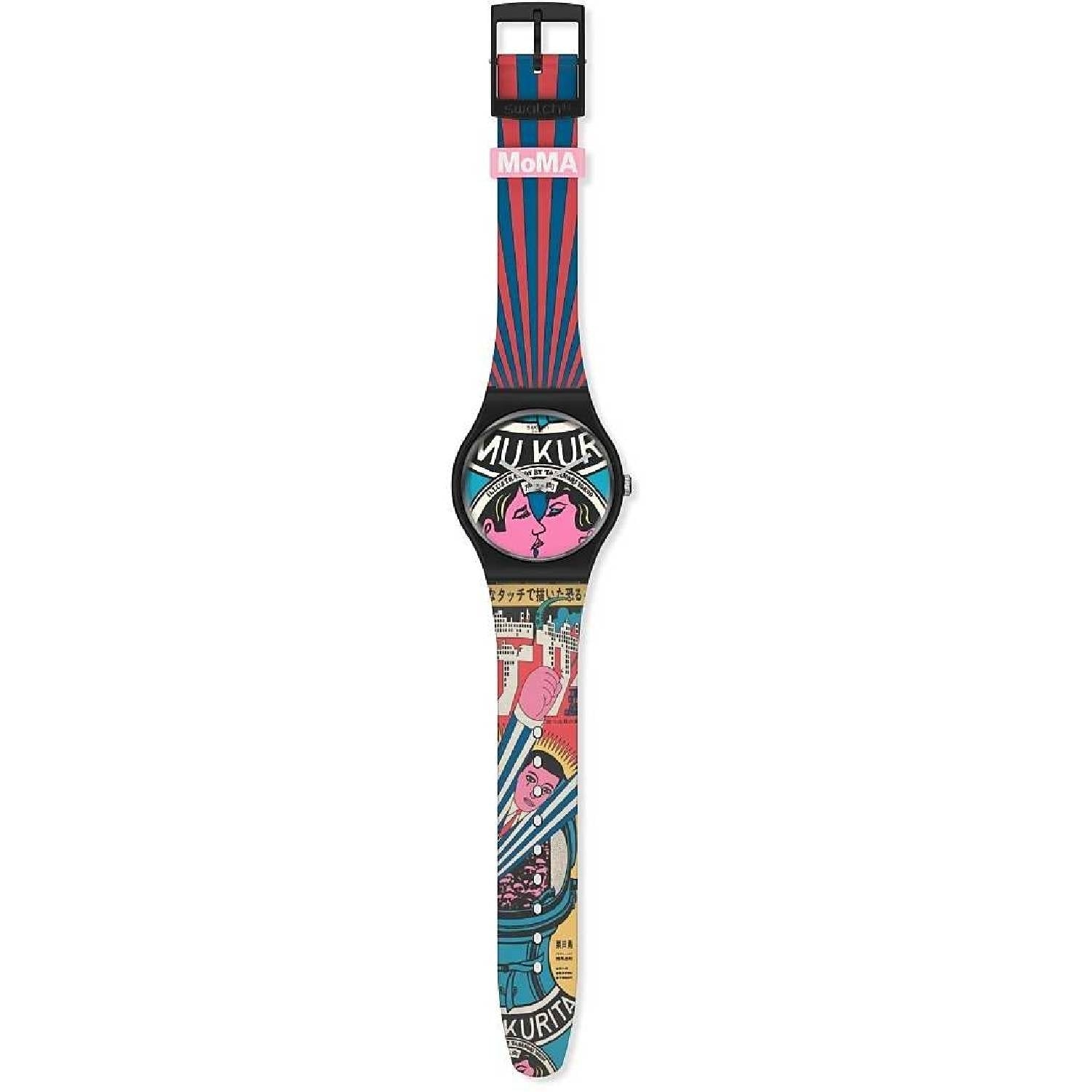 Orologio Donna Swatch solo tempo MOMA SUOZ334 cinturino in gomma