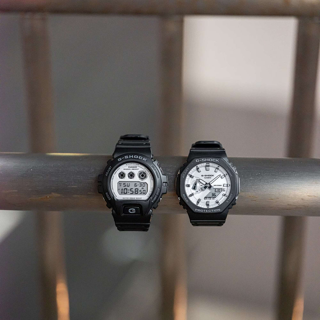 Orologio Uomo Casio G-SHOCK Nero Bianco GA-2100WD-1AER