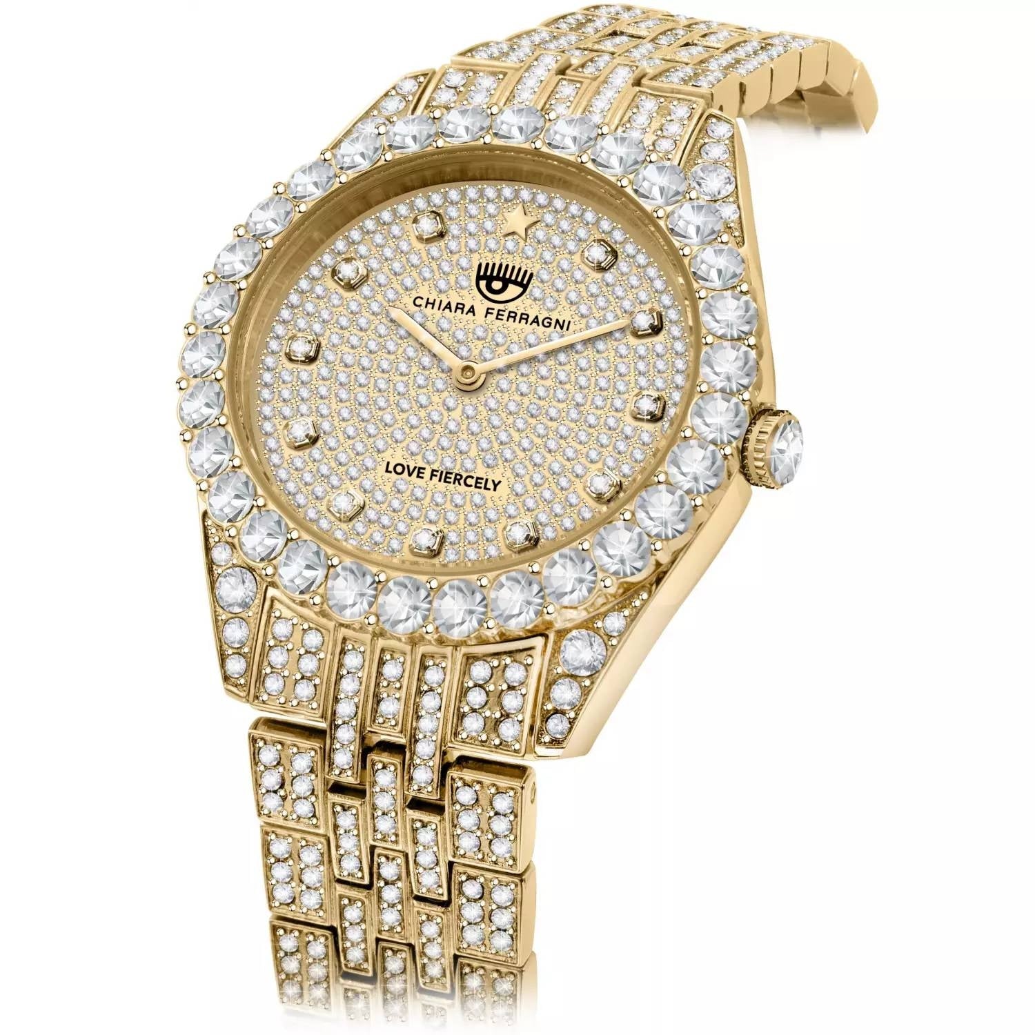 Orologio Donna Chiara Ferragni Quarzo Solo Tempo Acciaio Dorato