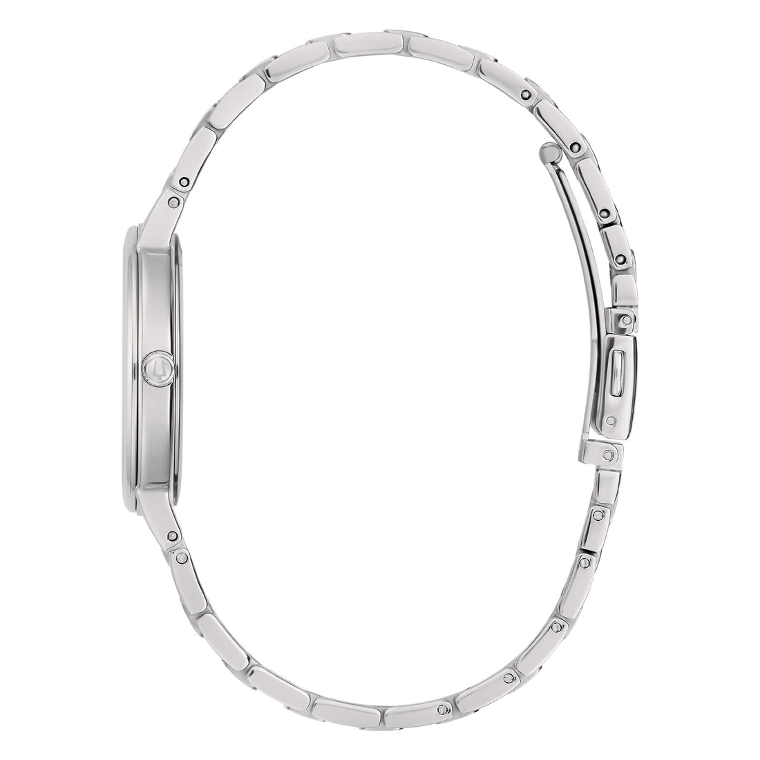 Orologio Donna Bulova Quarzo Solo Tempo Bianco Lady Acciaio 96L334