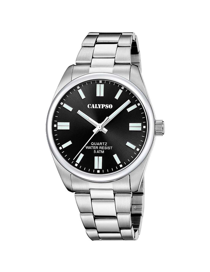 Orologio Uomo Calypso Gomma Quarzo Solo Tempo Acciaio K5862/6